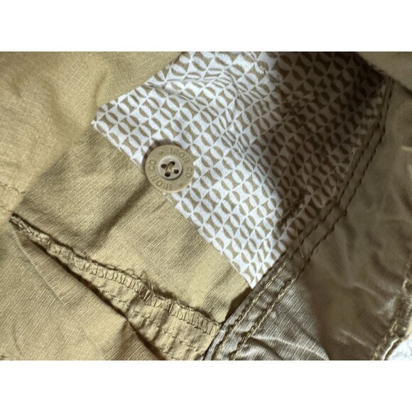 Iron Co Men's Multi Pocket Cargo Shorts Size 32 Beige - Picture 14 of 14